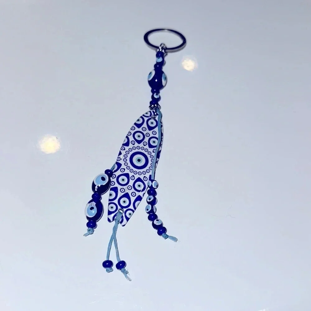 EVIL EYE FISH KEY CHAIN